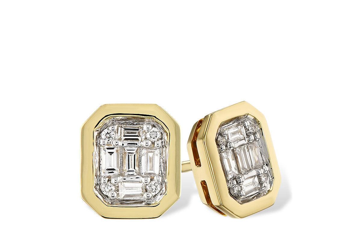 Baguette Diamond Earrings