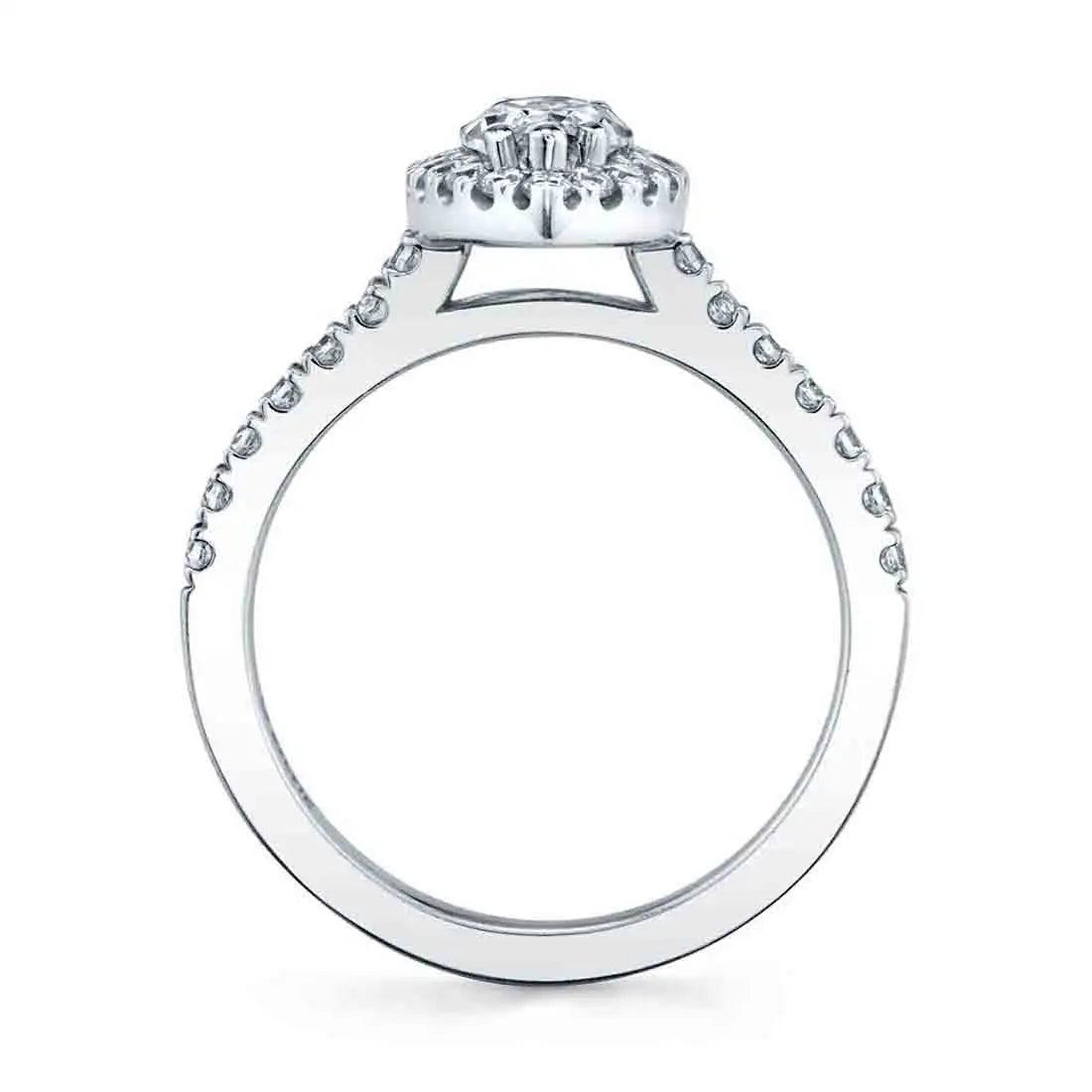 Chantelle Marquise Classic Halo Engagement Ring