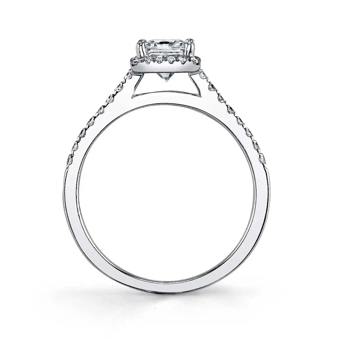 Chantelle Round  Classic Halo Engagement Ring