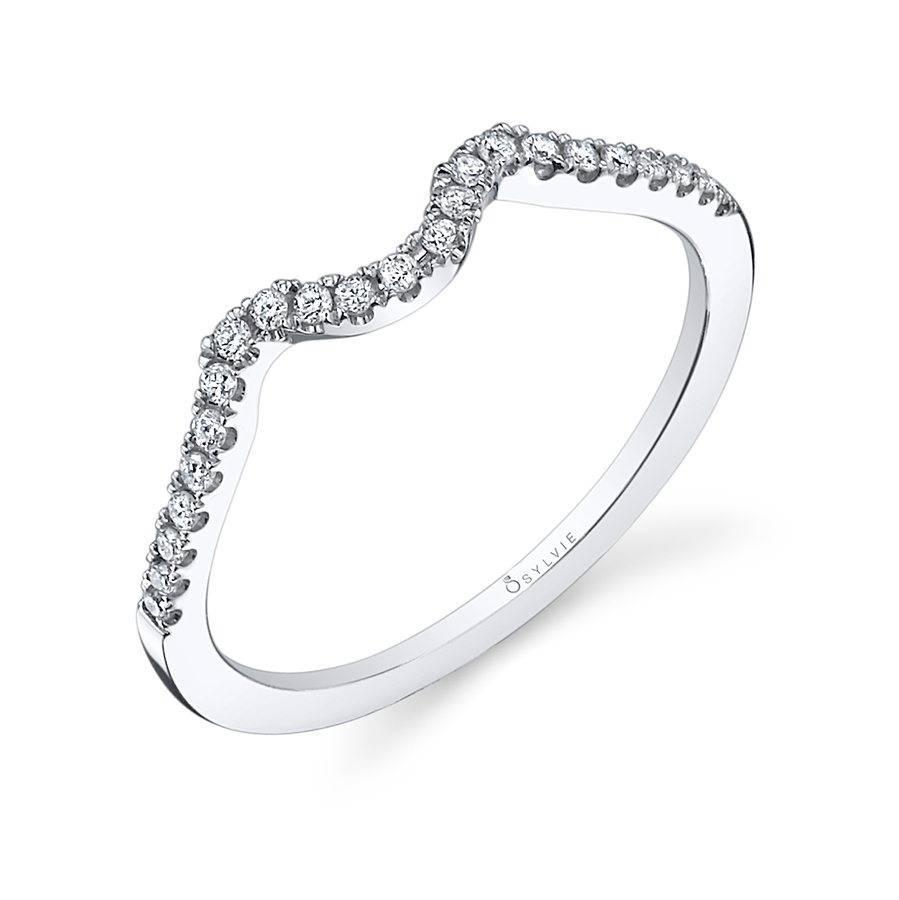 14K Classic Curved Wedding Band