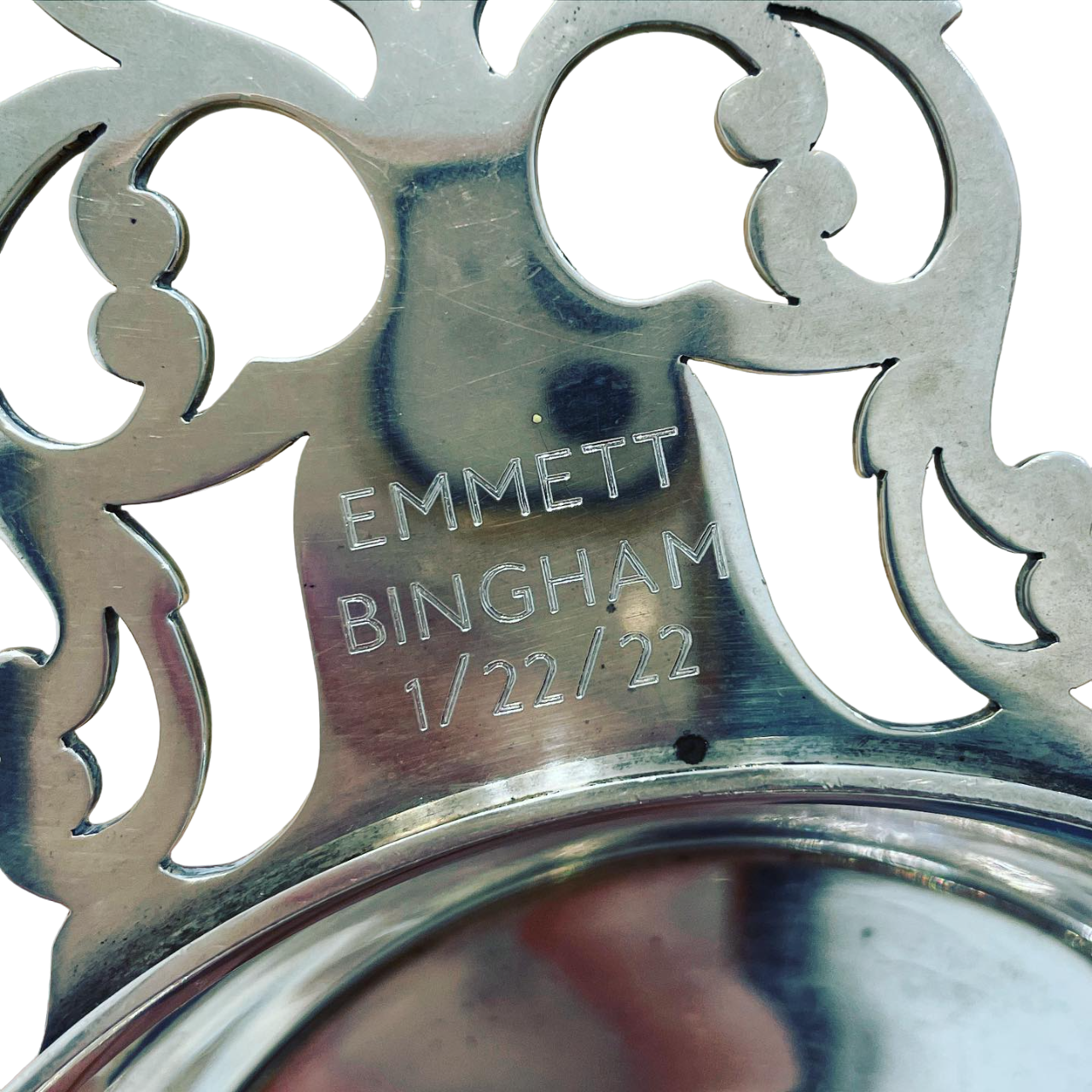 Engraving at Water Street Jewelers