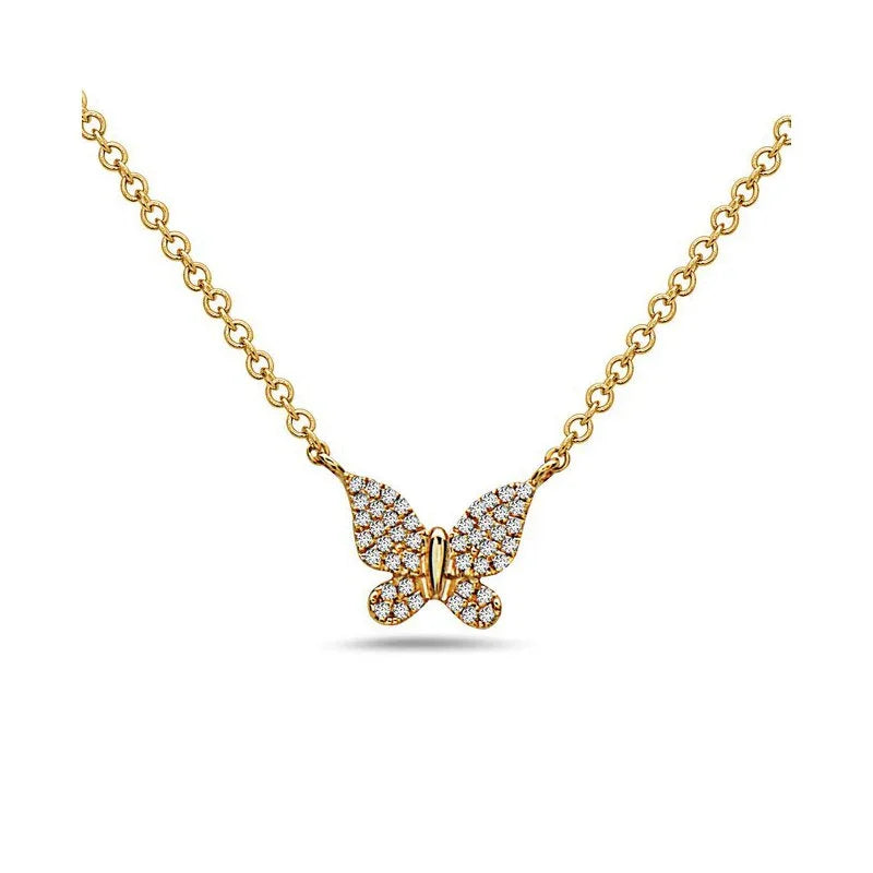Butterfly Diamond Necklace