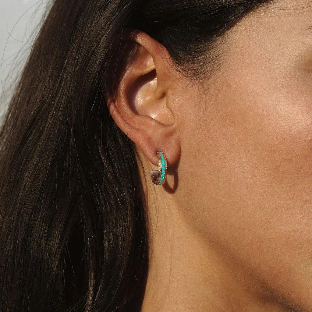 Azul Hoop Earrings
