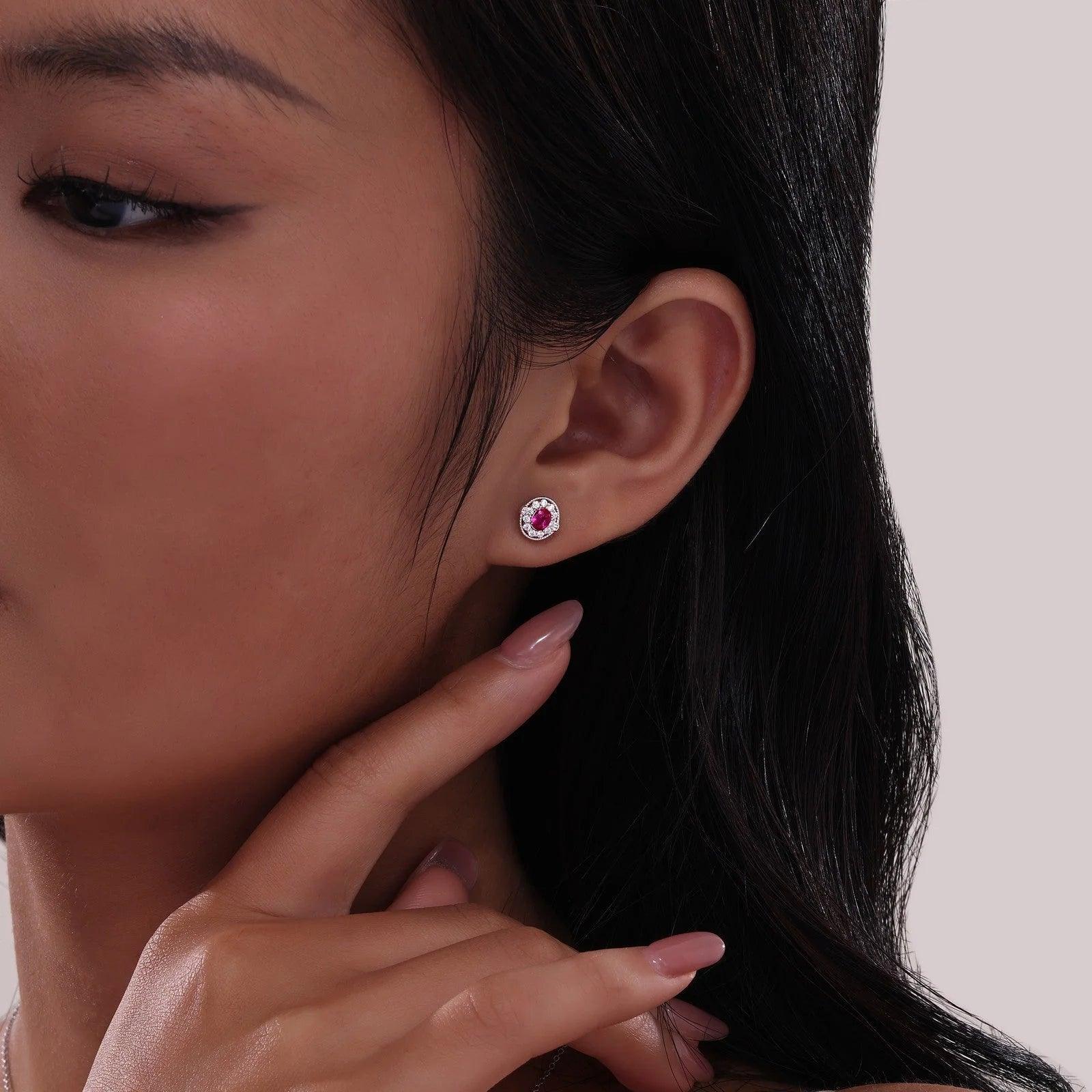 Halo Stud Earrings