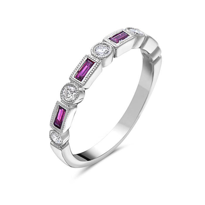 Diamond & Ruby Ring