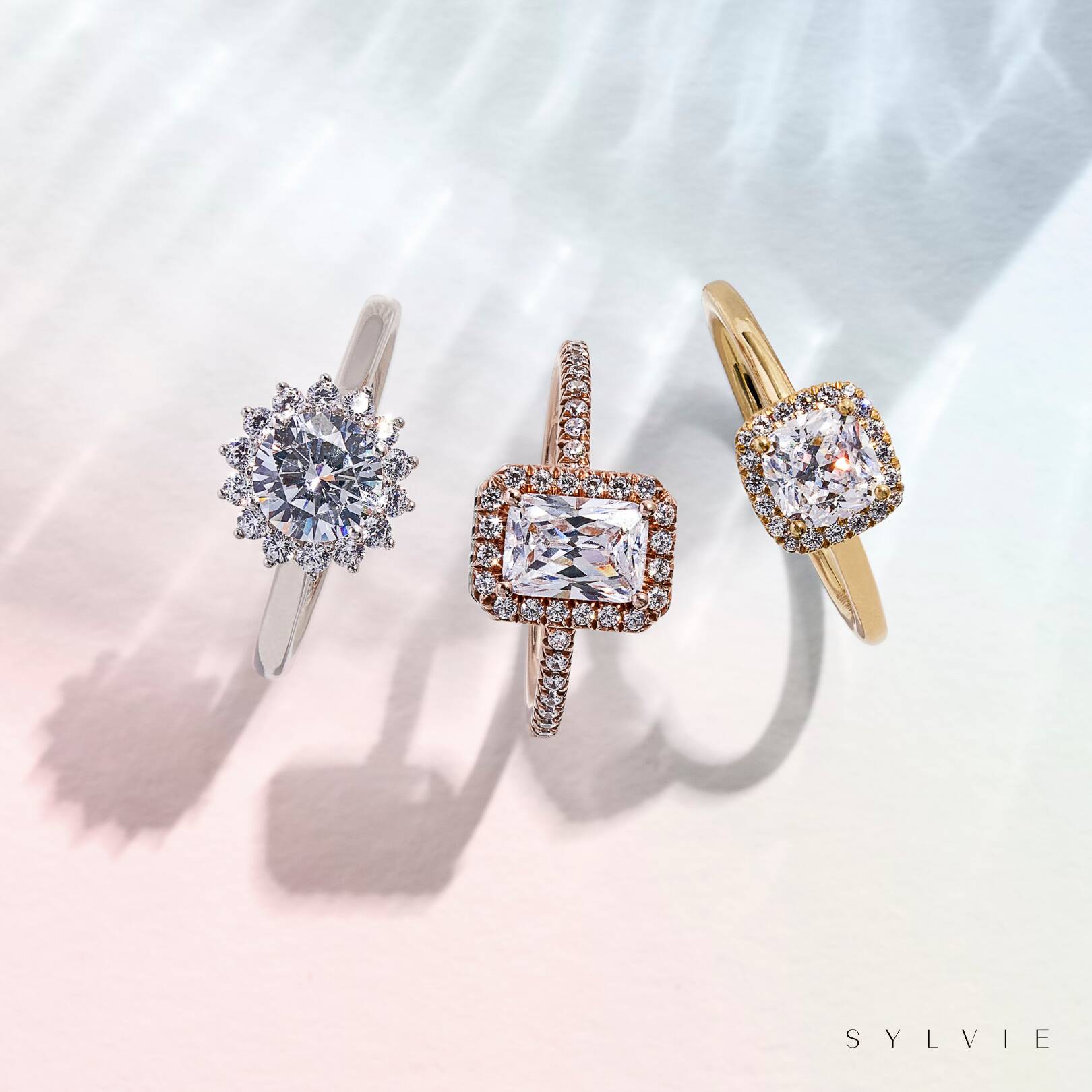 Sylvie Wedding Rings at Water Street Jewelers