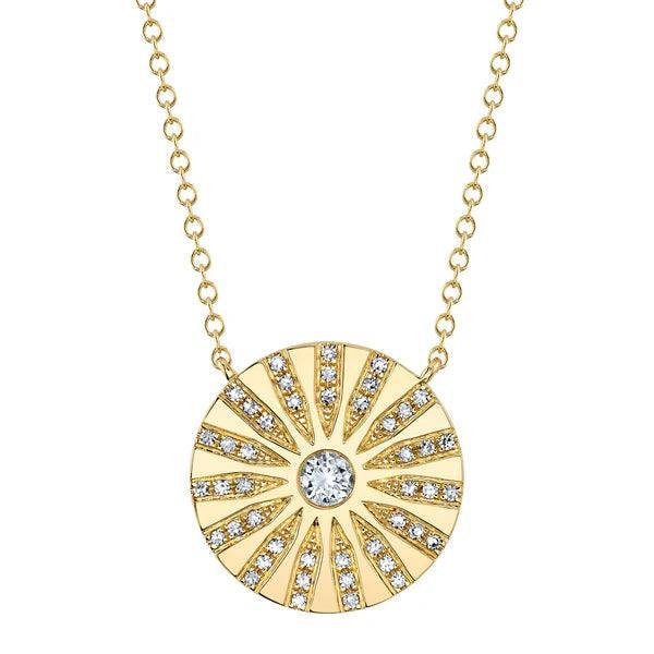 Diamond Circle Necklace