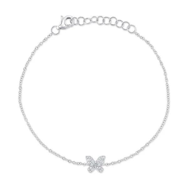 Diamond Butterfly Bracelet
