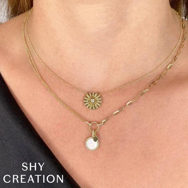 Diamond Circle Necklace