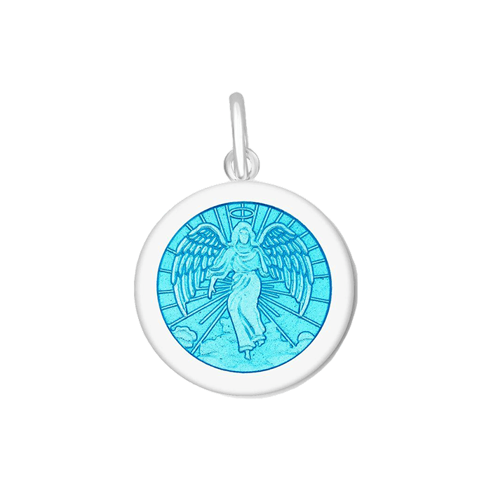 Angel Pendant- Light Blue
