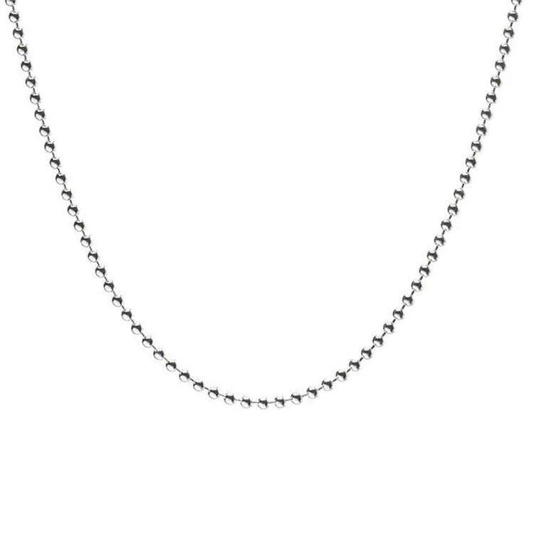 Ball Chain Silver- Medium