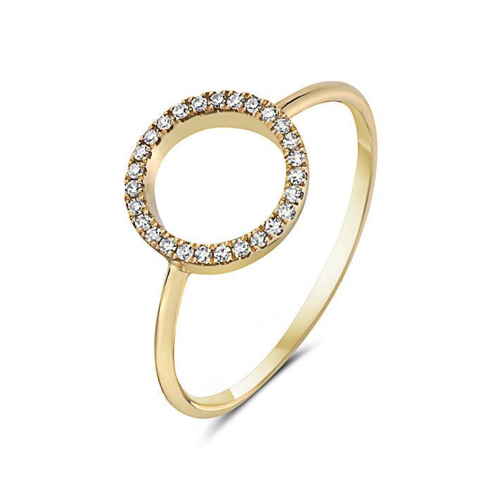 Circle Diamond Ring
