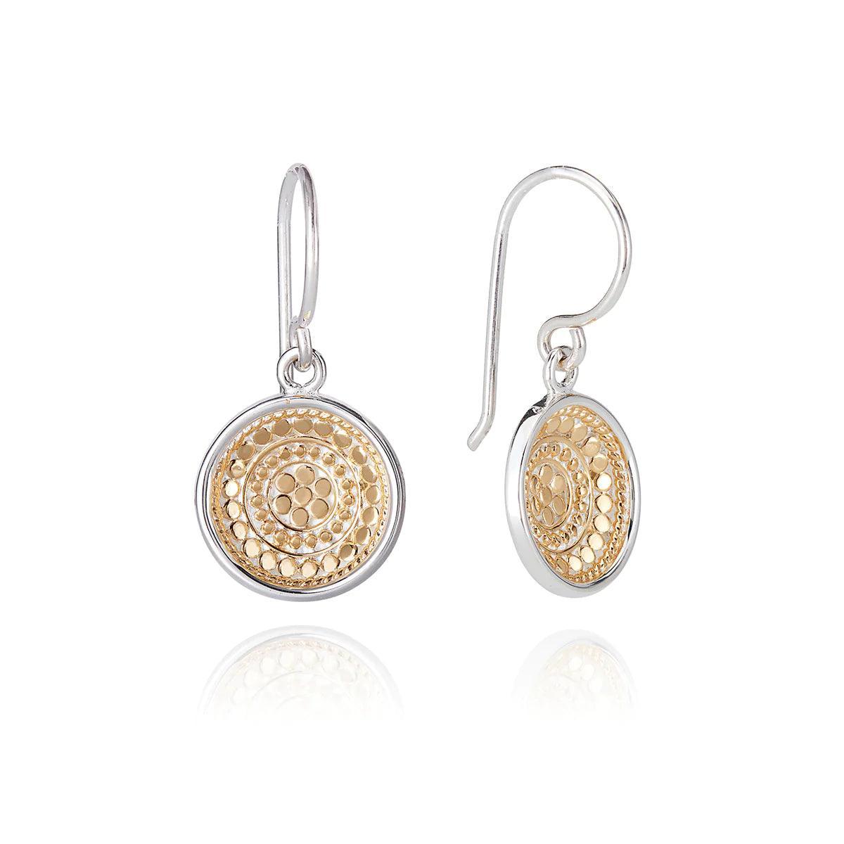 Classic Dish Drop Earrings