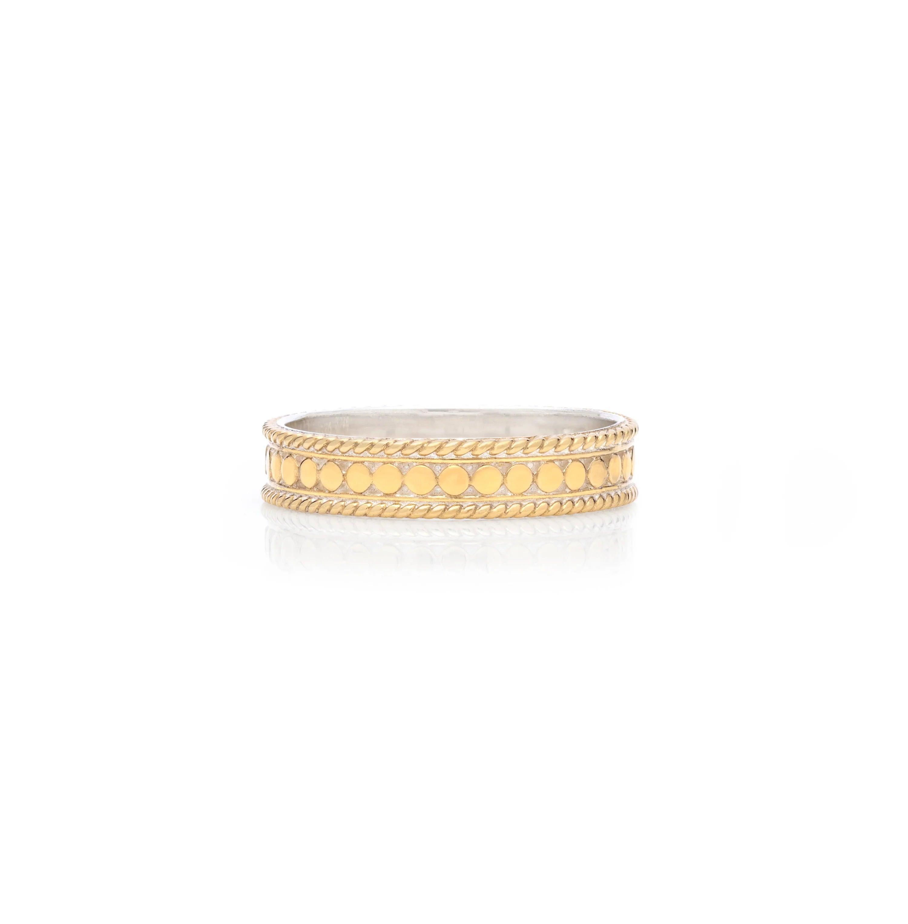 Classic Dotted Stacking Ring