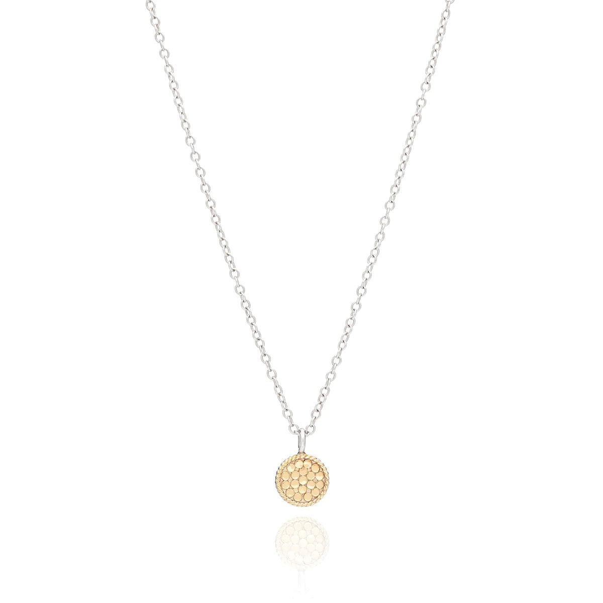 Classic Mini Circle Necklace - Reversible