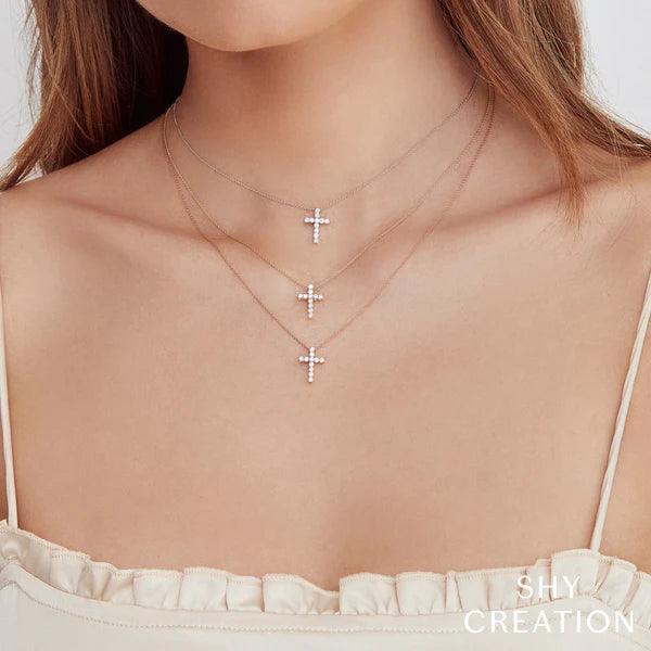 Cross Diamond Necklace