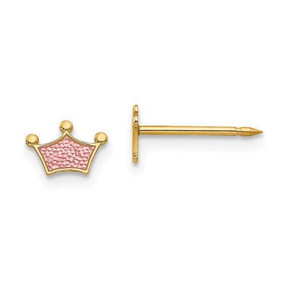 Crown Stud Earrings