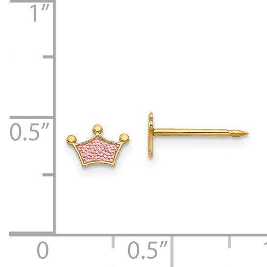 Crown Stud Earrings