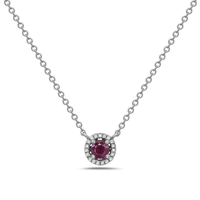 Diamond & Ruby Necklace