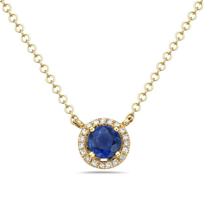 Diamond & Sapphire Necklace