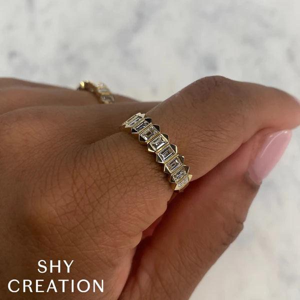 Diamond Baguette Band