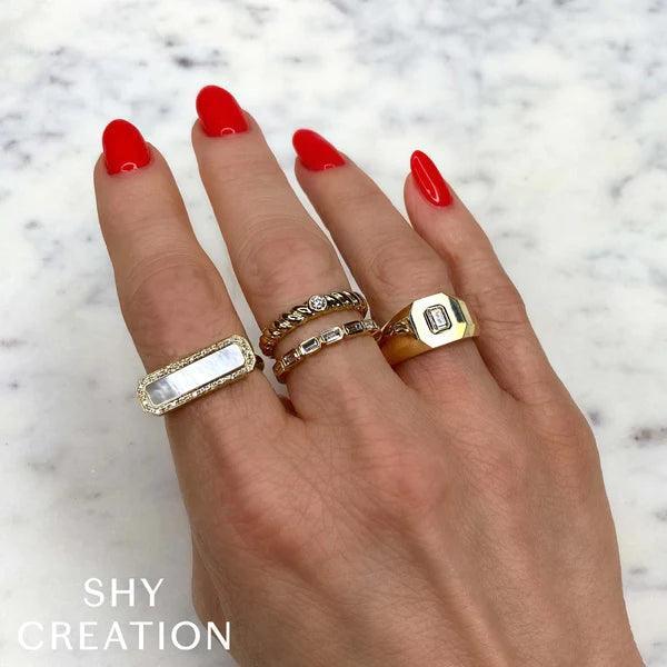 Diamond Baguette Band