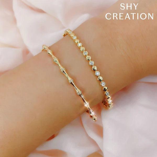 Diamond Bezel Bangle