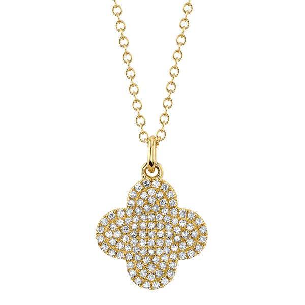 Diamond Clover Necklace