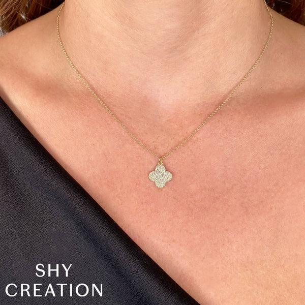 Diamond Clover Necklace