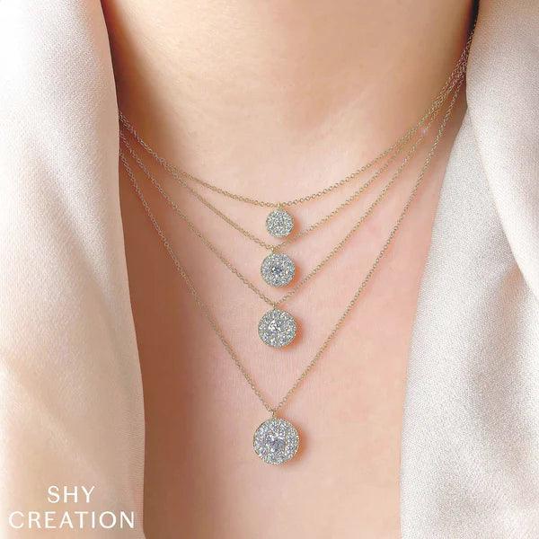 Diamond Cluster Necklace