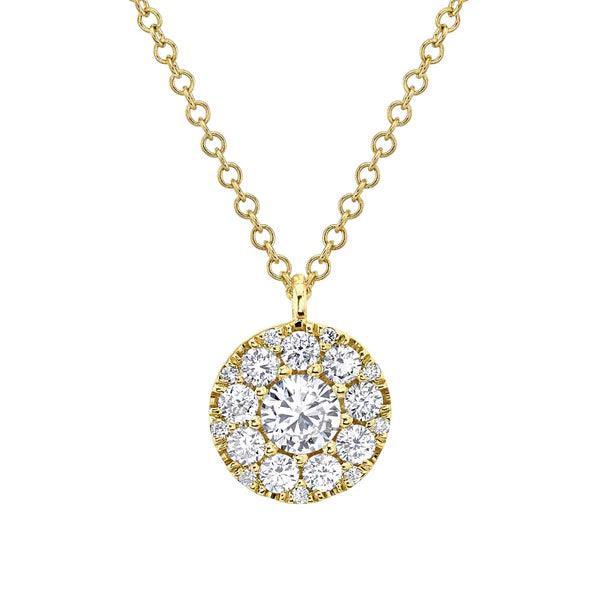 Diamond Cluster Necklace