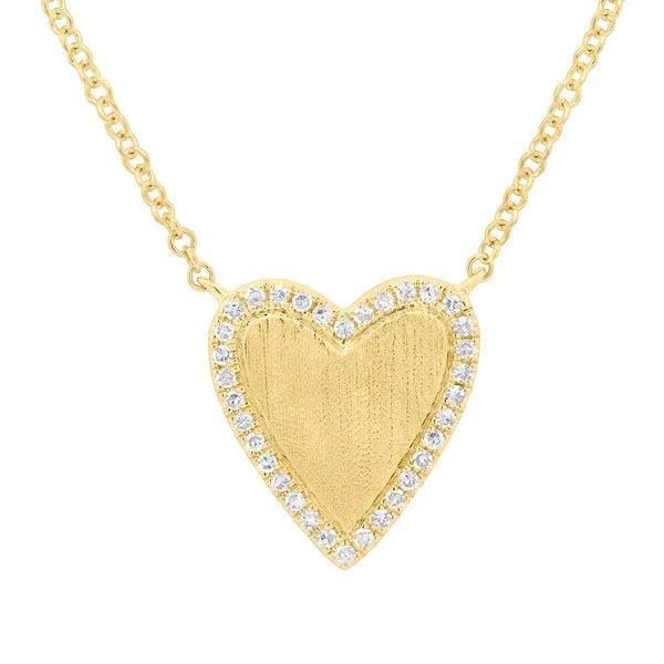 Diamond Heart Necklace - Water Street Jewelers