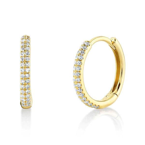 Diamond Hoop Earrings