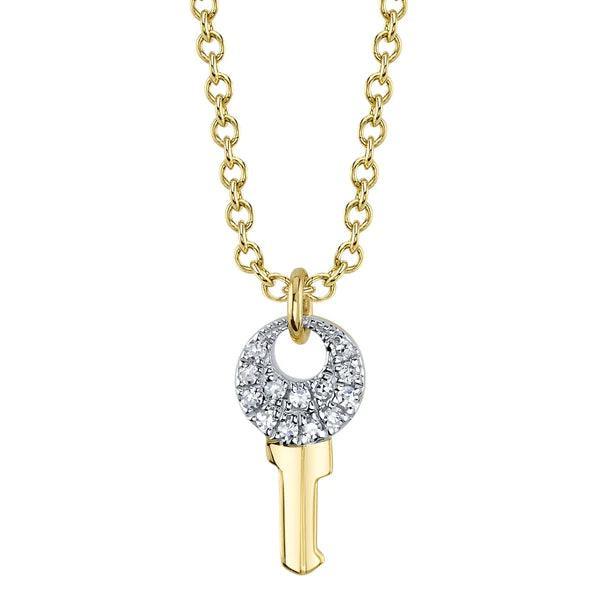 Diamond Key Necklace