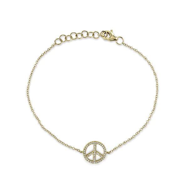 Diamond Peace Bracelet