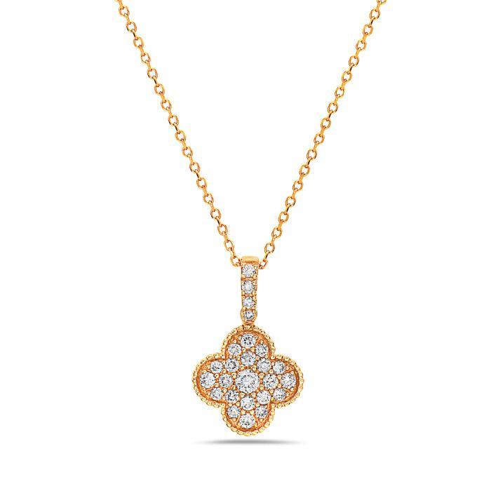 Diamond Quatrefoil Necklace