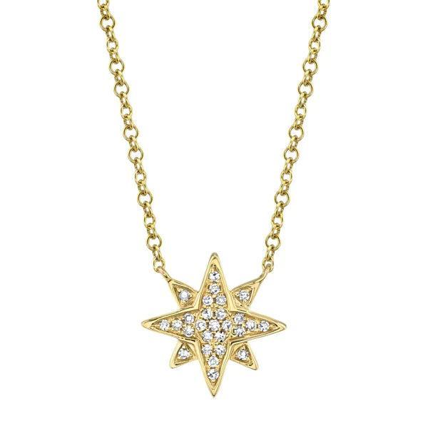 Diamond Star Necklace - Water Street Jewelers