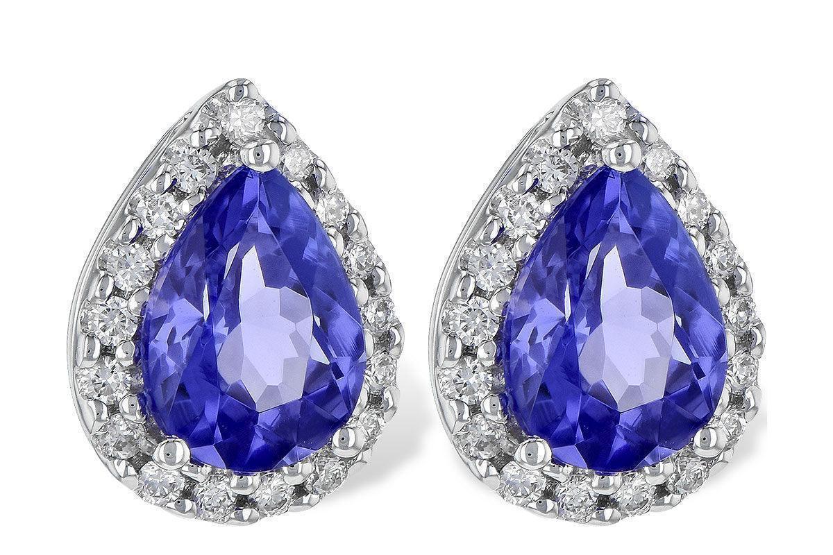 Tanzanite Diamond Earrings