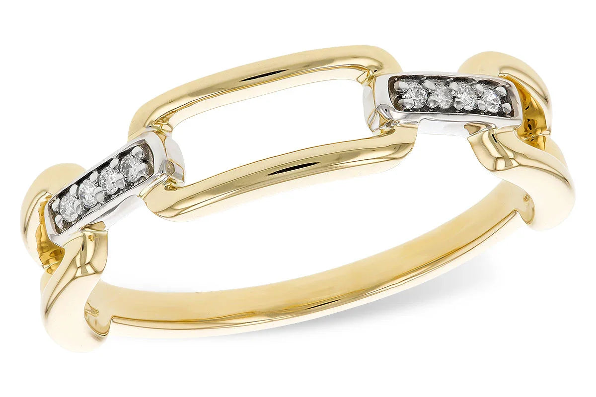 Link Diamond Ring