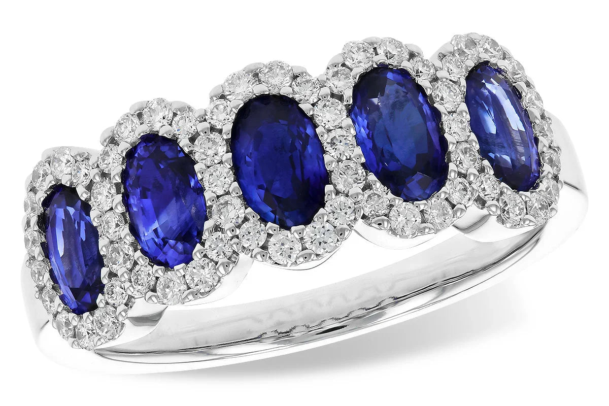 Sapphire Diamond Ring