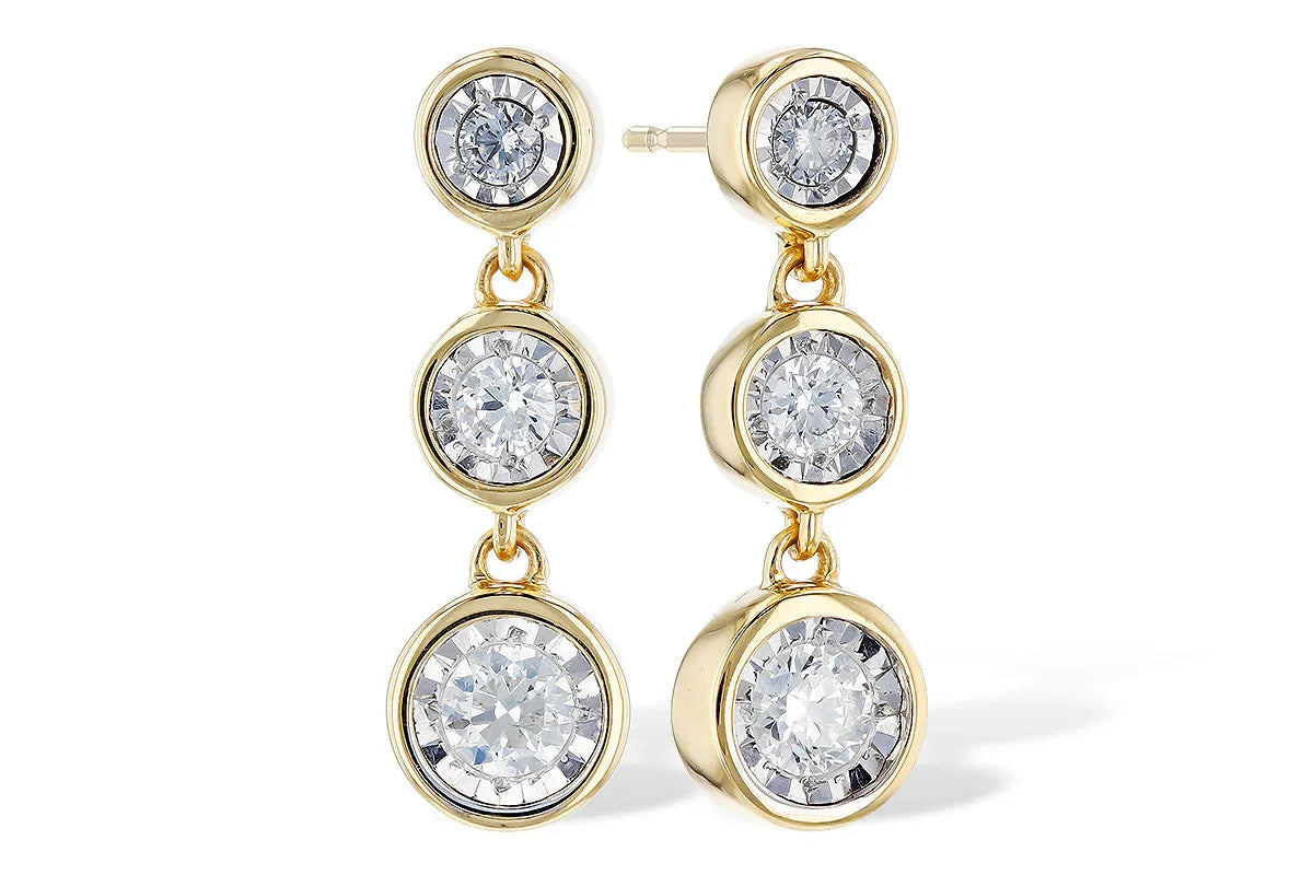Diamond Drop Earrings
