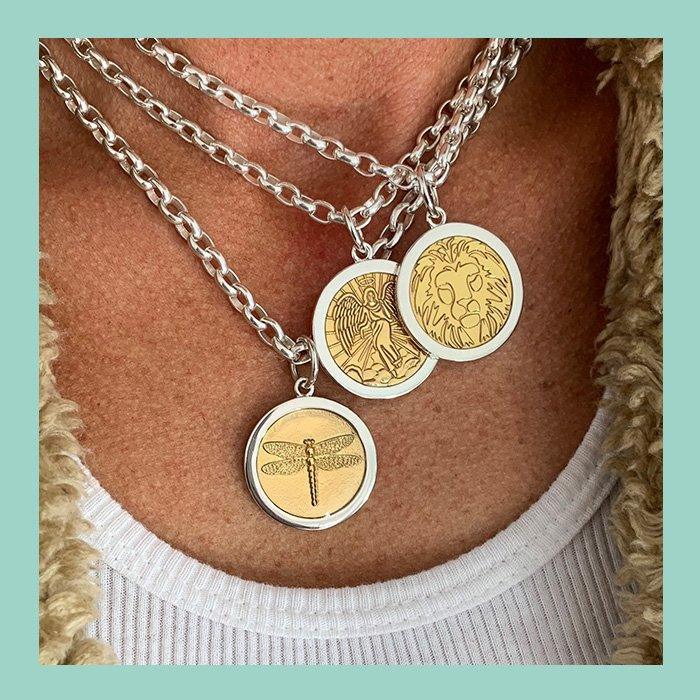 Dragonfly Gold Pendant
