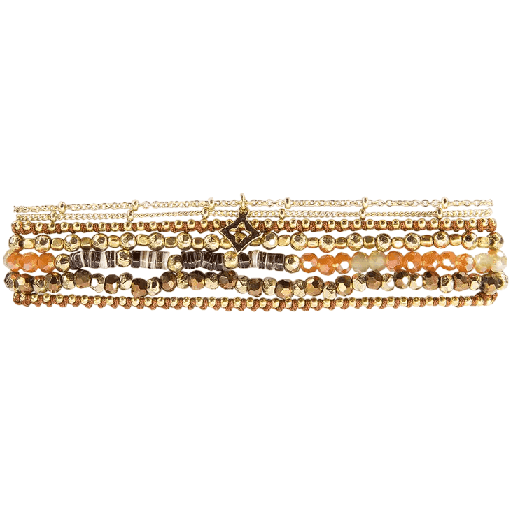 Ellen Dainty Five Wrap Bracelet