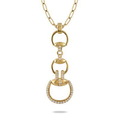 Equestrian Diamond Necklace