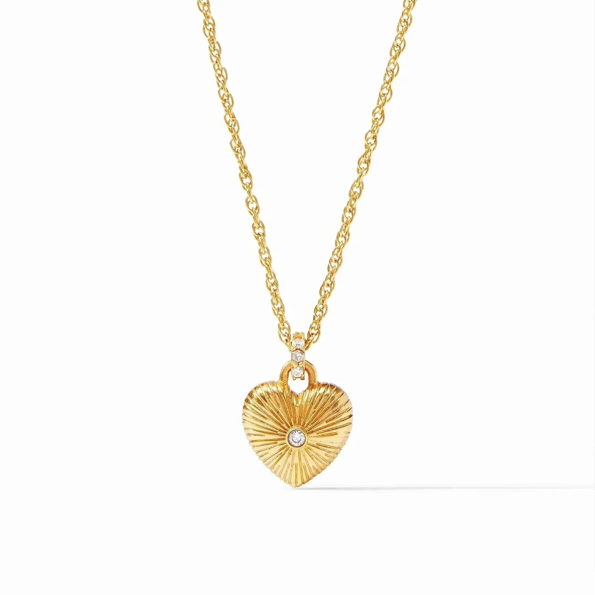 Esme Heart Solitaire Necklace