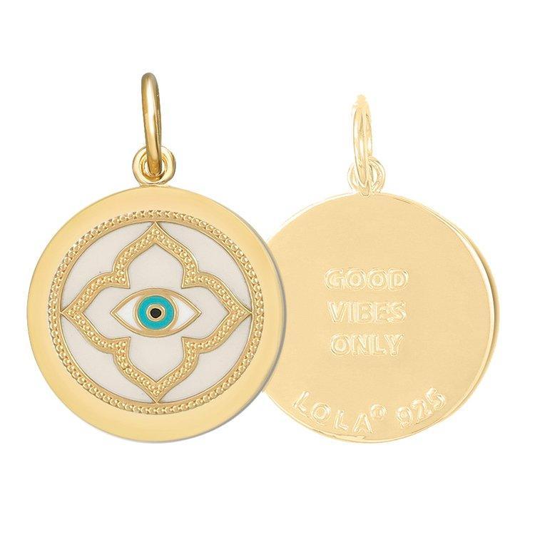 Evil Eye Gold Pendant