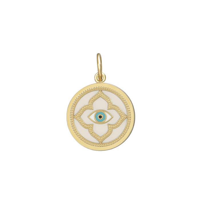 Evil Eye Gold Pendant
