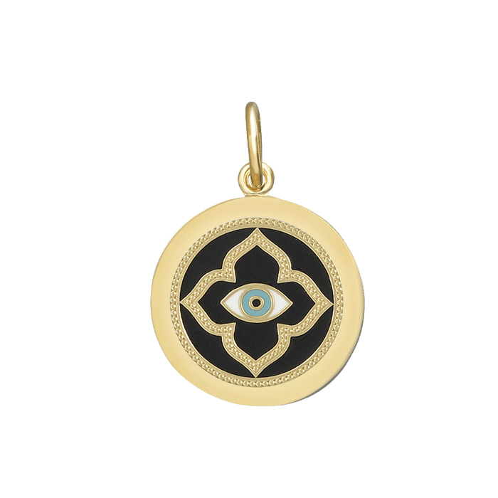 Evil Eye Gold Pendant