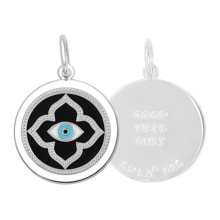 Evil Eye Silver Pendant
