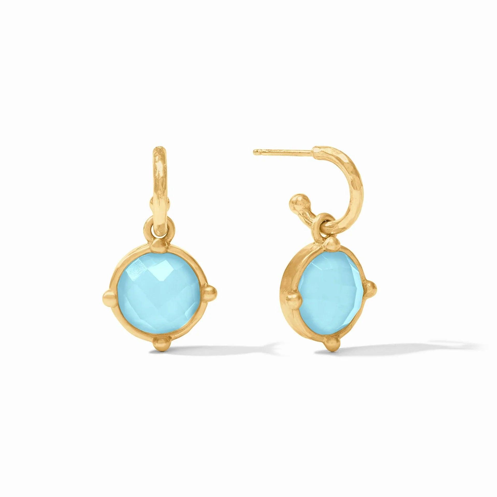 Honeybee Hoop and Charm Earring